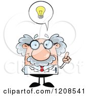 Poster, Art Print Of Science Professor With An Idea