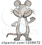 Poster, Art Print Of Waving Skinny Mouse
