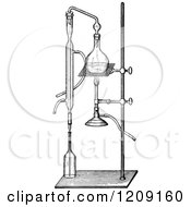 Clipart Of A Vintage Black And White Alcohol Distillation Apparatus Royalty Free Vector Illustration by Prawny Vintage