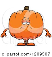 Sick Pumpkin Mascot