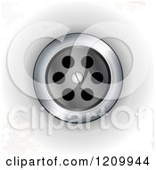 Clipart Of A Sink Or Tub Drain Royalty Free Vector Illustration