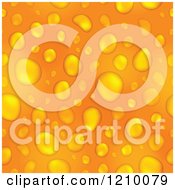 Clipart Of An Orange Water Drop Background Royalty Free Vector Illustration by visekart