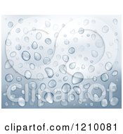 Clipart Of A Water Drop Background 2 Royalty Free Vector Illustration by visekart