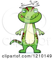 Poster, Art Print Of Drunk Skinny Gecko