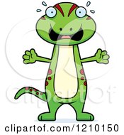 Poster, Art Print Of Scared Skinny Gecko
