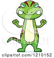 Poster, Art Print Of Mad Skinny Gecko