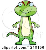Poster, Art Print Of Surprised Skinny Gecko