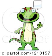 Poster, Art Print Of Talking Skinny Gecko