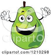 Poster, Art Print Of Happy Pear Mascot
