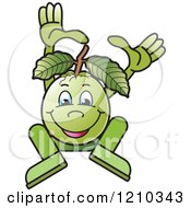 Guava Mascot Dancing Or Jumping