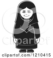 Poster, Art Print Of Smiling Blak And White Arabic Woman