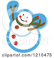 Poster, Art Print Of Happy Snowman