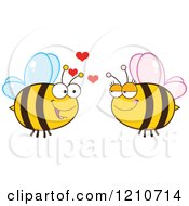 Poster, Art Print Of Happy Bee Couple