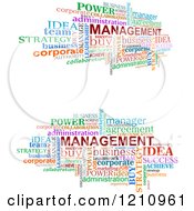 Clipart Of Colorful Management Word Collages Royalty Free Vector Illustration by Vector Tradition SM