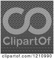 Clipart Of A Seamless Gray Texture Fiber Background Royalty Free Vector Illustration