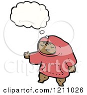 Poster, Art Print Of Child In A Hoodie Thinking