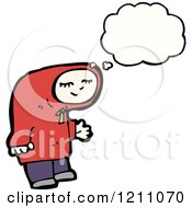 Poster, Art Print Of Child In A Hoodie Thinking