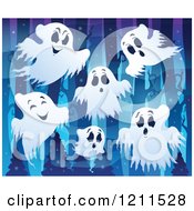 Poster, Art Print Of White Ghosts In A Dark Forest