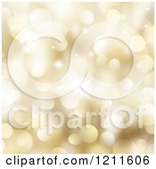 Poster, Art Print Of Background Of Golden Bokeh Lights And Stars