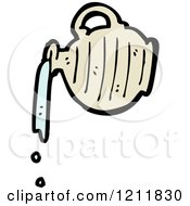 Cartoon Of A Clay Water Jar Royalty Free Vector Illustration