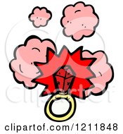Cartoon Of A Gemstone Ring Royalty Free Vector Illustration by lineartestpilot