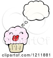 Poster, Art Print Of Thinking Cupcake