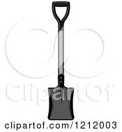 Clipart Of A Shovel 3 Royalty Free Vector Illustration by Lal Perera