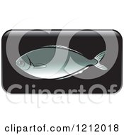 Poster, Art Print Of Black Fish Icon 3