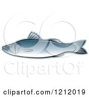 Poster, Art Print Of Blue Fish