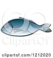 Poster, Art Print Of Blue Fish 2