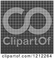 Poster, Art Print Of Clipart Of A  Seamless Black Texture Fiber Background 2 Royalty Free Vector Illustration