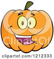 Poster, Art Print Of Happy Smiling Halloween Pumpkin