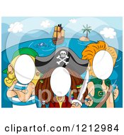 Poster, Art Print Of Photo Booth Faceless Pirates