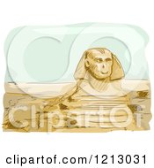 Poster, Art Print Of The Great Sphinx Of Giza In Egypt