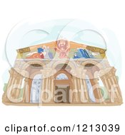 Poster, Art Print Of The Church Of All Nations Israel
