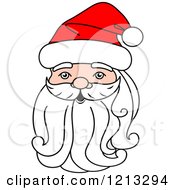 Poster, Art Print Of Santa Head 2