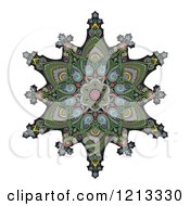 Poster, Art Print Of Kaleidoscope Arabic Ottoman Floral Design