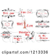 Clipart Of Valentine Greetings And Sayings 10 Royalty Free Vector Illustration by Vector Tradition SM