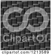Clipart Of A Carbon Fiber Texture With Rounded Edges In The Design Royalty Free Vector Illustration