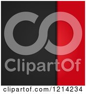 Clipart Of A Black Leather And Red Panel Background Royalty Free Vector Illustration