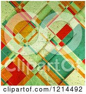 Clipart Of A Grungy Geometric Pattern Royalty Free CGI Illustration