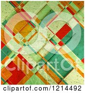 Poster, Art Print Of Grungy Geometric Pattern