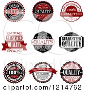 Poster, Art Print Of Vintage Retail Quality Guarantee Labels 3