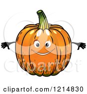 Poster, Art Print Of Happy Pumpkin Character