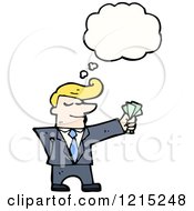 Poster, Art Print Of Business Man Thinking