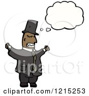 Cartoon Of A Business Man Thinking Royalty Free Vector Illustration by lineartestpilot