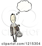 Poster, Art Print Of Business Man Thinking