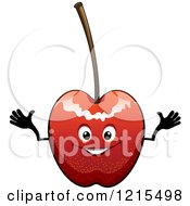 Poster, Art Print Of Happy Cherry Character