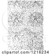 Clipart Of A Cracked Black And White Overlay Royalty Free Vector Illustration by BestVector