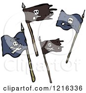 Poster, Art Print Of Pirate Flags